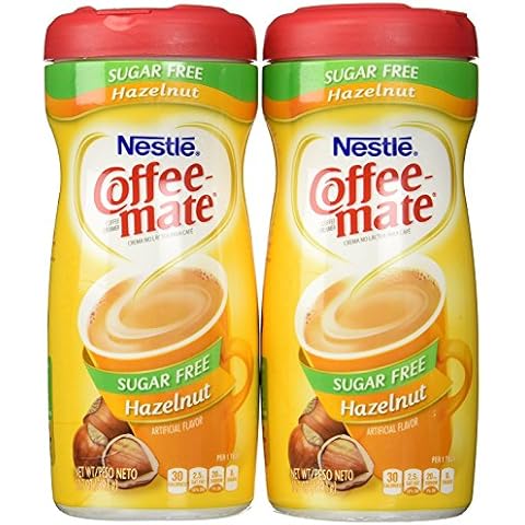 Coffee Mate Hazelnut Sugar Free Powder for Lactose Intolerant (Pack of 2) Cover