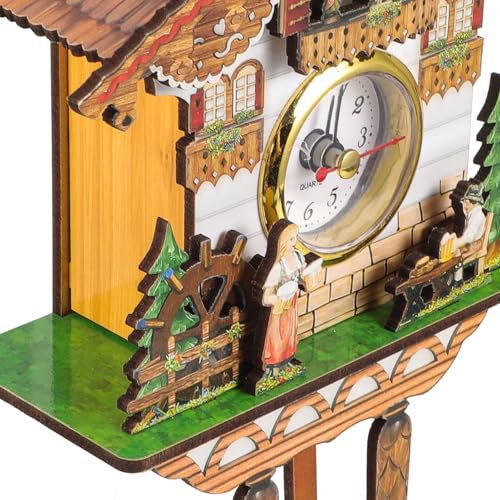Ornement Mural Vintage Horloge Coucou Pendule Intérieur Salon - 4
