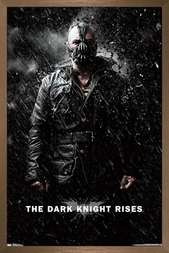 Affiche Bane Rain DC Comics pour un salon au style cinéma