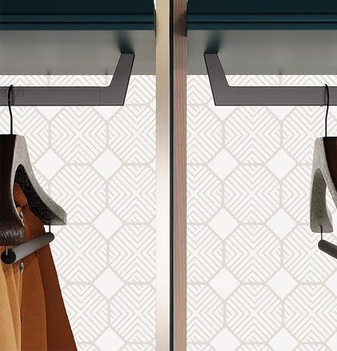 Non-Slip Gold Metal Closet Rod – 27.5" Space-Saving Hanging Clothes Bar with End Sockets, Perfect for Wardrobes & Shops, Durable Closet Organizer Rail