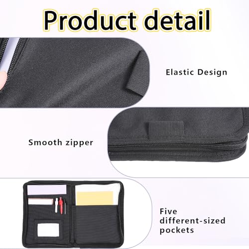 Organizador de Guantera Plegable Negro miniatura 3