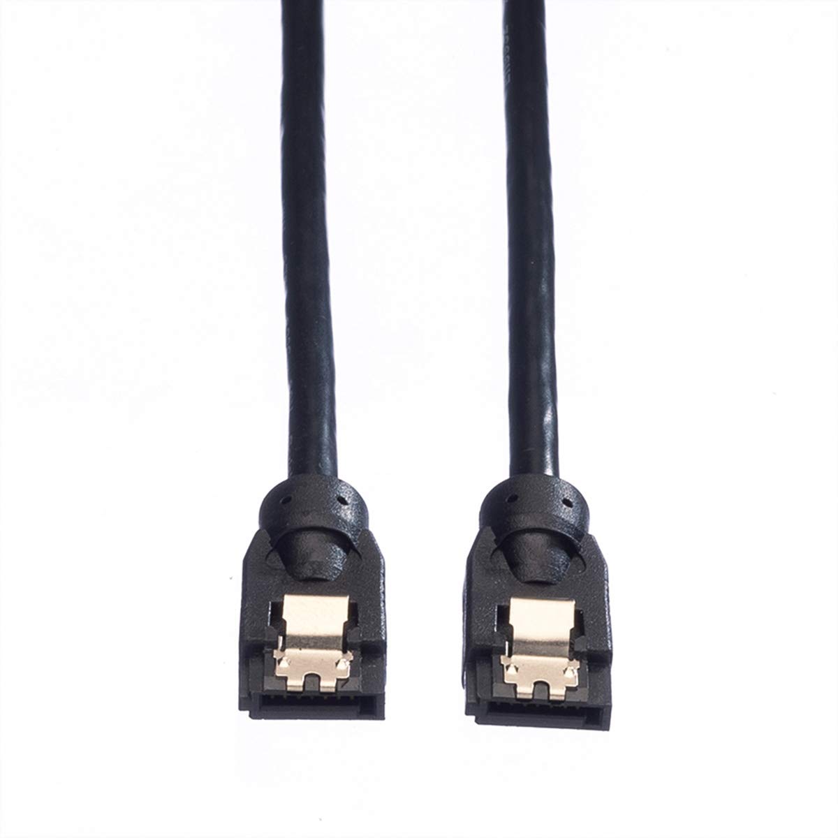 ROLINE Cavo interf. SATA 6Gb/s HDD-Kb con clip 0,5m