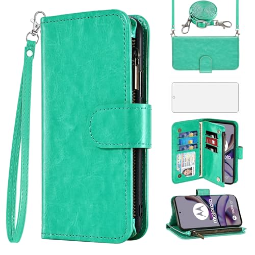 Bandoulière pour Motorola Moto G53 5G G13 G23 étui à fermeture éclair pour vos sorties