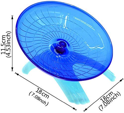 2 Pack Rat Vliegende Schotel Oefening Wiel & Hout Bridge Rainbow Climb - Duurzaam ABS Plastic Running & Jogging Running… - Image 3