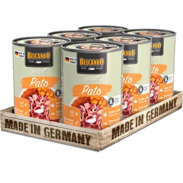Belcan Holistic | Comida Premium para Perro | Grain Free | 6x400Gr Varios Sabores | (6x400Gr, Pato)