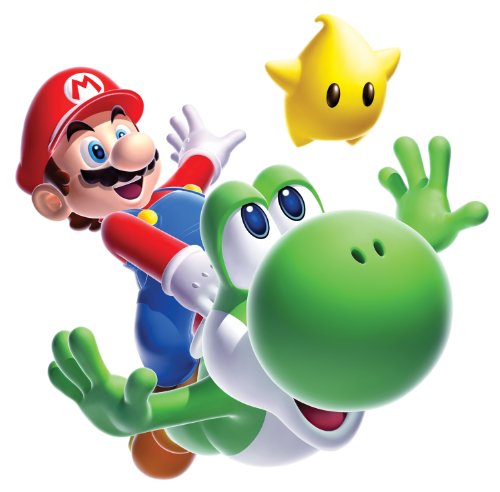 Stickers Muraux Geant Mario Galaxy Yoshi