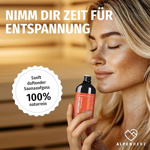 Orangenöl Saunaaufguss von North-West Alpenherz, 100% naturrein, 100ml