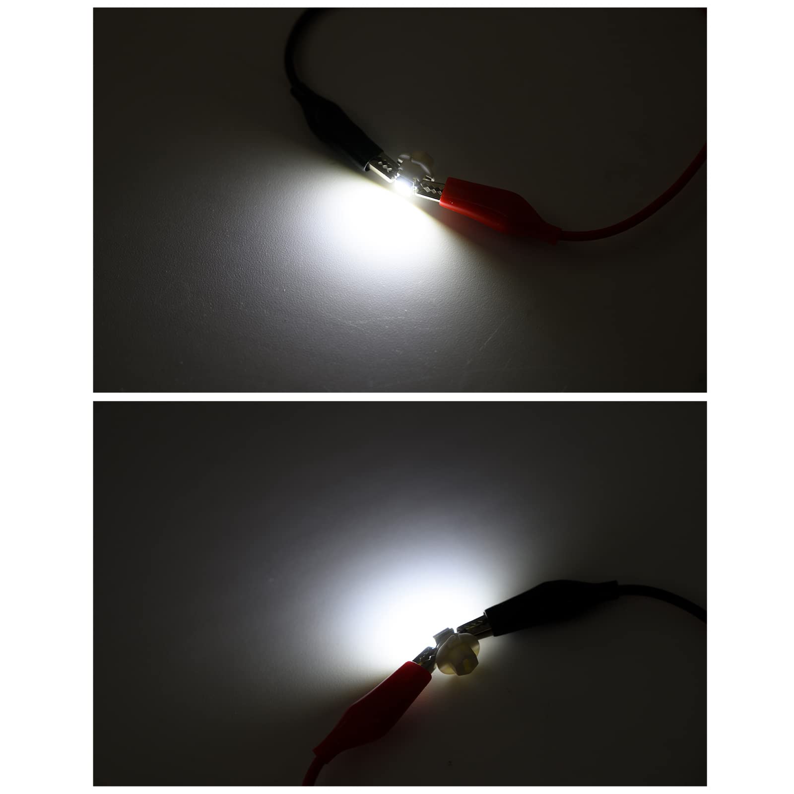 Ampoules LED pour tableau de bord O-pel Astra G H, O-pel Vectra B C, O-pel Corsa B C Compteur de vitesse Tachymètre Clock Affichage LCD Illumination Dash Lights (Blanc)