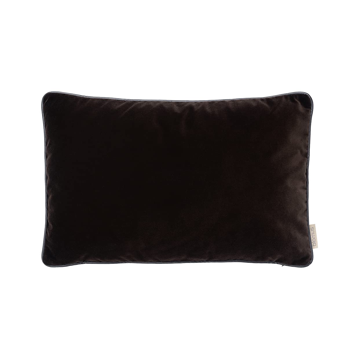 Housse de coussin Velvet Blomus en coton Espresso pour lit