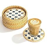 ️ Designs élégants : choisissez entre Ripple, Cascade, Everglade ou Drift — ou collectionnez les quatre pour un look harmonisé dans votre maison. Ces motifs d'inspiration côtière s'accordent parfaitement avec nos plateaux en rotin Jungle Culture nacré pour un style de décoration cohérent et artisanal.