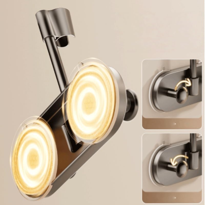 Suction Cup Universal Shower Holder No Drilling Required Movable Bathroom Rotating Base Accessory