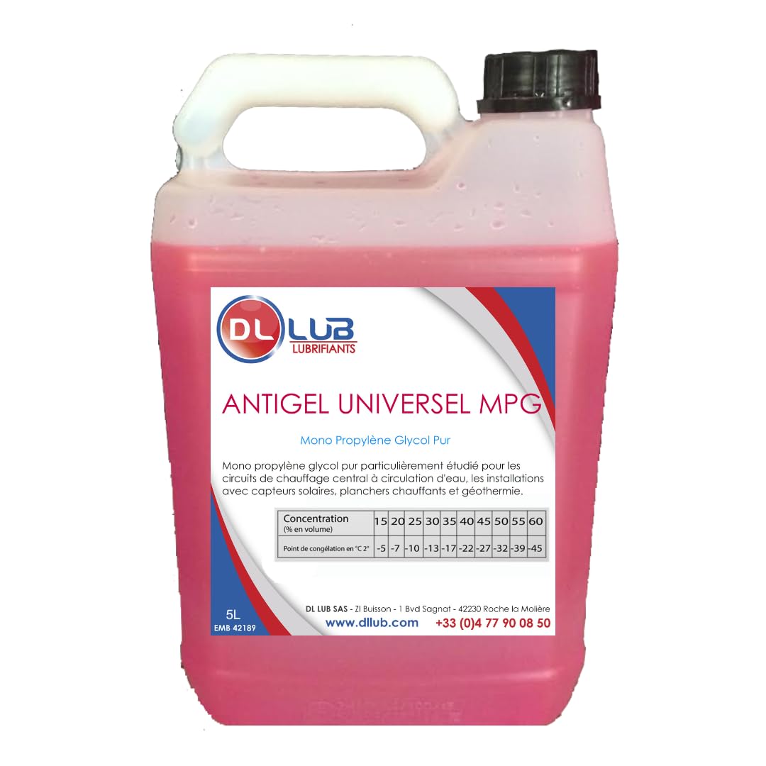 DLLUB - ANTIGEL MPG MONOPROPYLENE GLYGOL - 5 litres