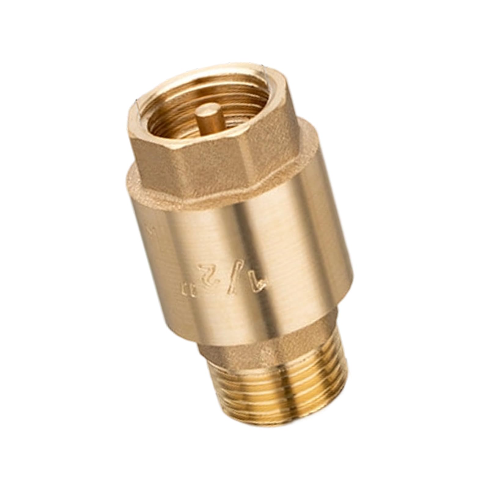 Msioytog A 1 / 2Inch Brass Backflow Stopper With High-Temp Resistance For Industrial Nd Home Pipe Networks Backflow Preventer