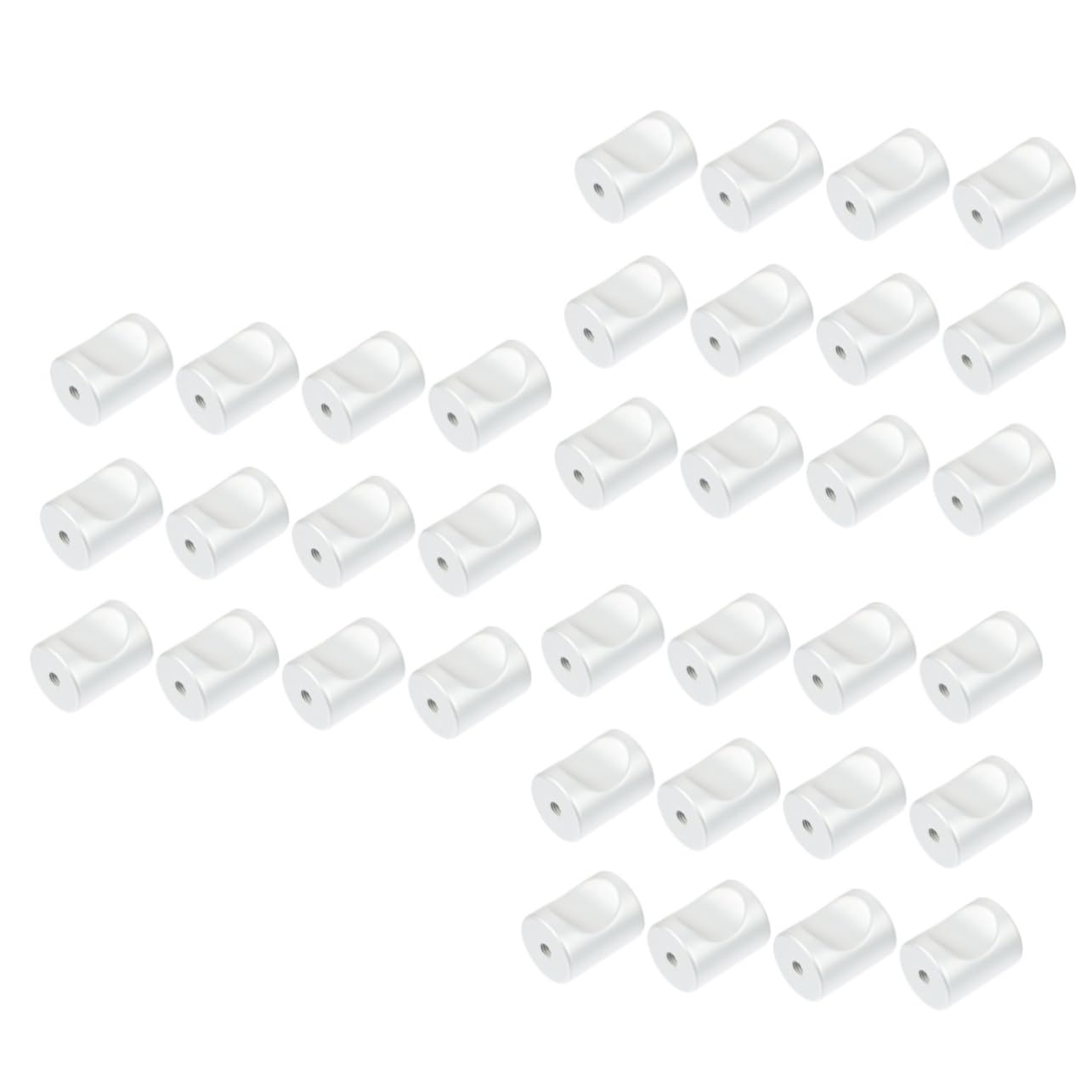 Operitacx 36 Pezzi Pomelli Circolari Alluminio per Armadi Design Semplice Facili da Installare per Cucine e Camere da Letto Materiale Resistente e