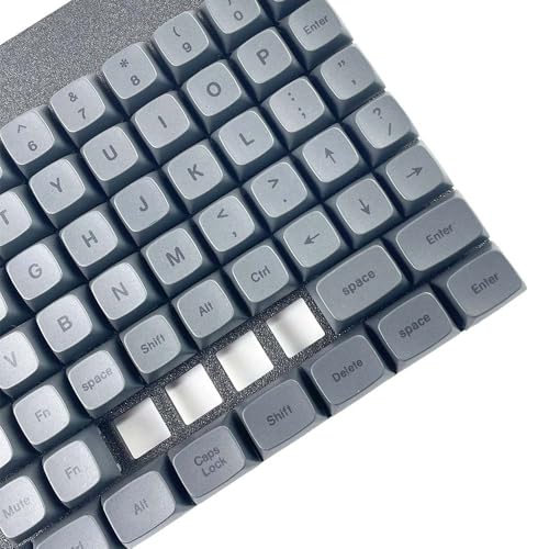 72キー XDA プロファイル PBT キーキャップ カスタムスプリットキーボードキーキャップセット Corne/Cornix/Lily58/Sofle対応 対称スプリット人間工学メカニカルキーボード ANSIレイアウト MXスイッチ用 (ブラックキーキャップ)