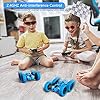 Hamdol Remote Control Car for Kids, 360° Rotating RC Stunt Car Double-Sided 4WD Electric Vehicle with LED Lights, 2.4GHz Rechargeable Toy Cars for Boys Girls Age 6 7 8 9 10 11 12, Birthday Gift #4