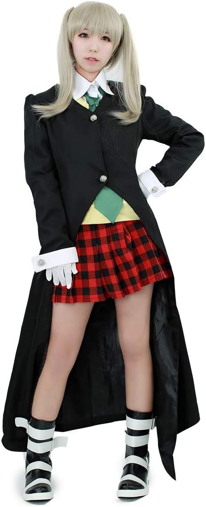 Miccostumes Women's Anime Cosplay Costume Overcoat with Tie and Gloves