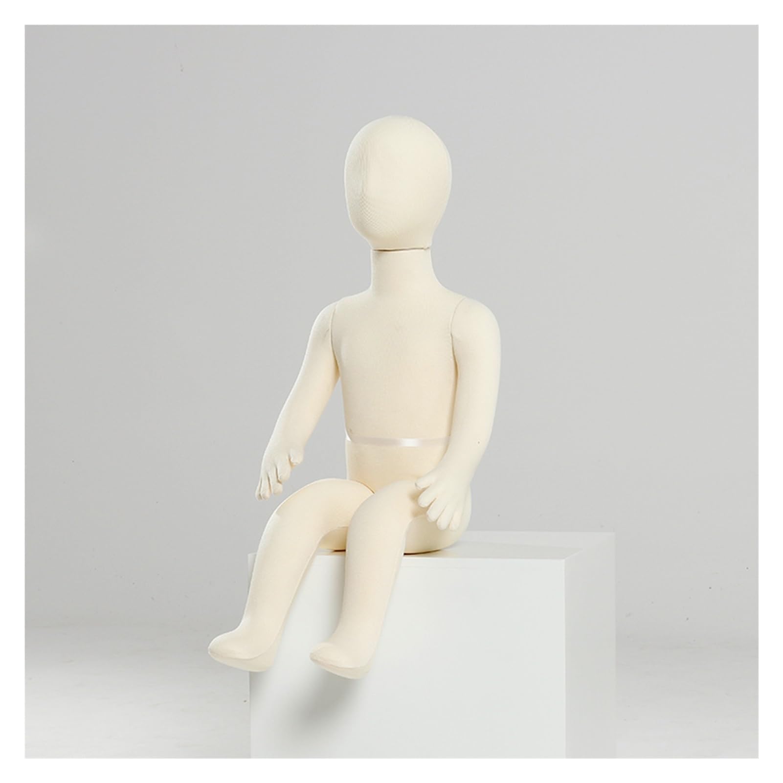 Mannequin de couture pour enfant de 1 à 9 ans, buste de couture pour tout-petit en position assise, parfait pour les projets de loisirs créatifs et les vitrines, taille 3 ans, idéal pour les acti