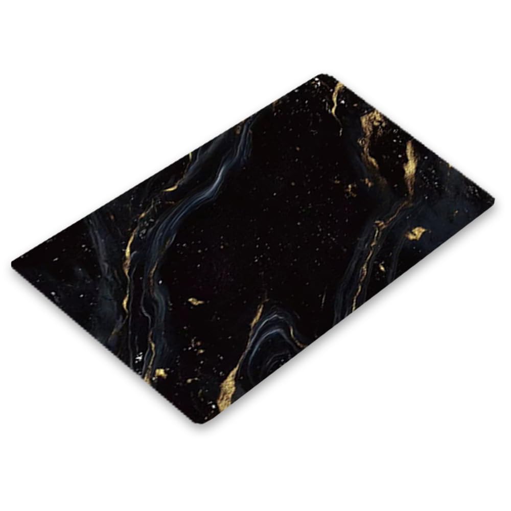 Copertura per piano in vetroceramica, 30 x 52 cm, per piano cottura a induzione, protezione per stufa, tagliere in vetro di sicurezza, paraspruzzi 1848 (marmo nero)