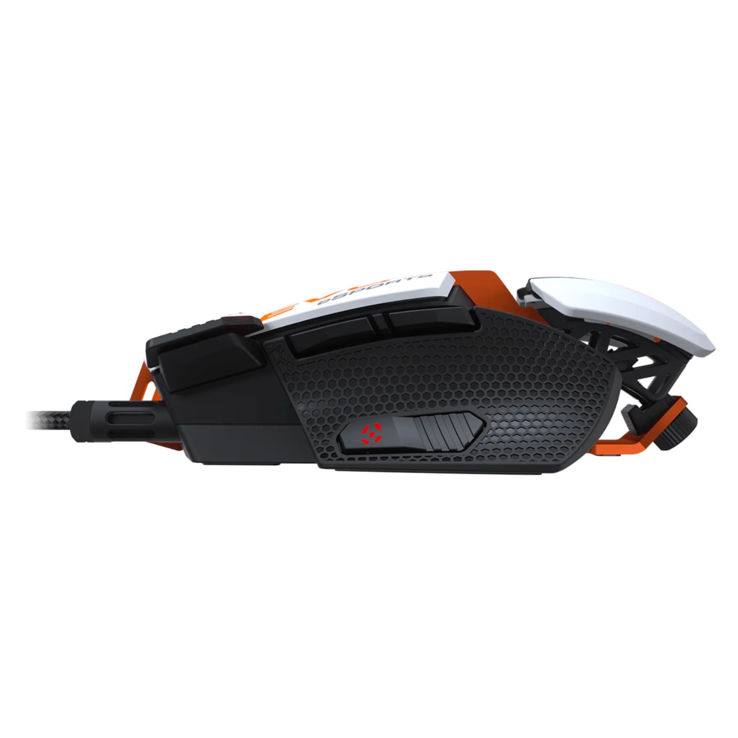 COUGAR Gaming | Ratones Gaming | 700M EVO White E-Sport - Ergonómico - Sensor óptico Pixart PMW3389 - Reposamanos Ajustable - Estructura de Aluminio - Peso Ajustable