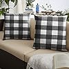 Sorra home amps116443 pillow 20 x 20 black  urban country home decor