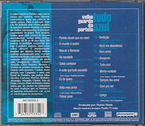 Velha Guarda da Portela - Cd Tudo Azul - 1999