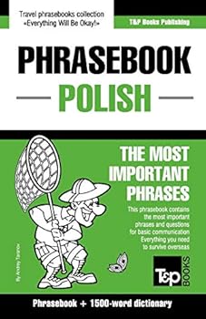 Paperback English-Polish phrasebook and 1500-word dictionary Book