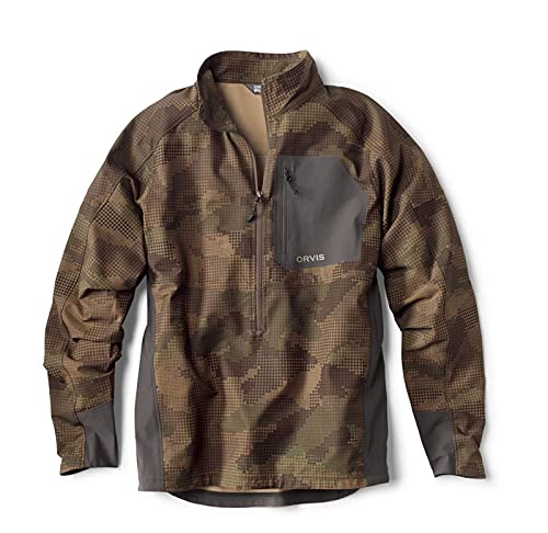 Image of Orvis Pro Lightweight Softshell Hoodie and Pullover for Men - Athletic Shell with DWR Finish, Breathable, Adjustable Hem