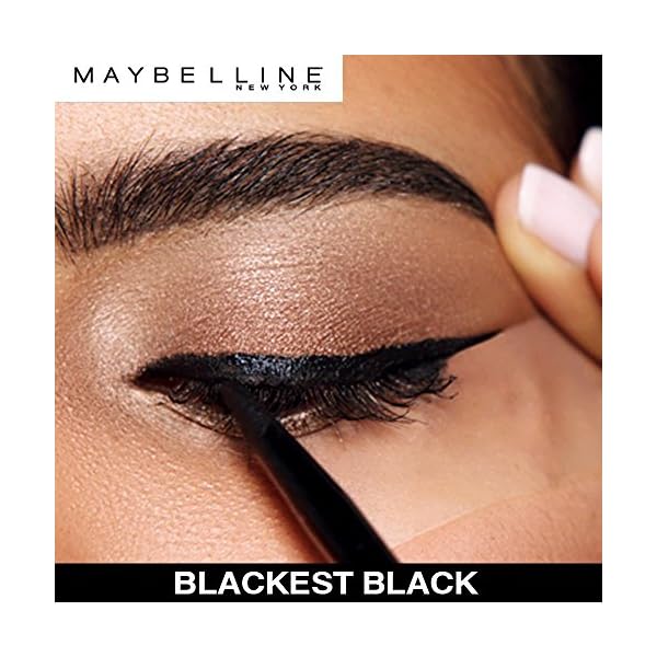 Maybelline-New-York-Makeup-Eyestudio-Lasting-Drama-Gel-Eye-Liner-Blackest-Black-Waterproof-0106-OuncePack-of-1 Maybelline New York Makeup Eyestudio Lasting Drama Gel Eye Liner, Blackest Black, Waterproof, 0.106 Ounce,Pack of 1