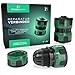 Produktbild RASENWERK® - Reparatur Verbinder 1/2 und 5/8 Zoll - Wasserschlauch Verbindungsstück - Zubehör für Gartenschlauch - Schlauch Reparator - 2 Stück
