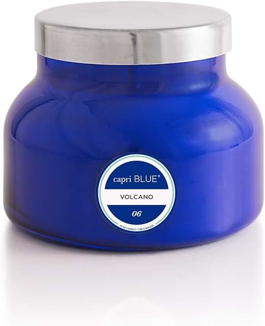 Capri Blue Volcano Scented Candles - Luxury Glass Jar Candles for Home S...