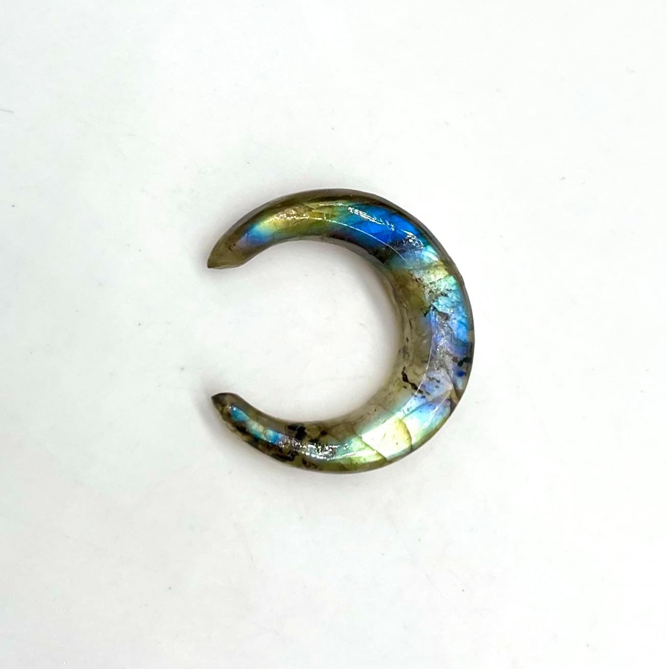 Uni Craft Labradorite Gemstone Naga Body Piercing Jewelry for Men and Women, Size 8g (3mm) to 1/2" (12mm), Customized Wholesale Also Available
