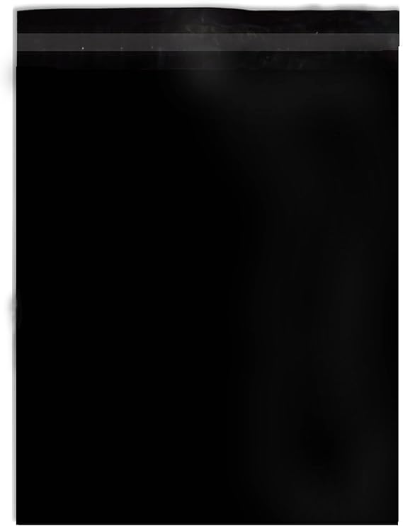 MXtore Postage Bags for Clothes Pack of 20 Black 14x19 inch Parcel
