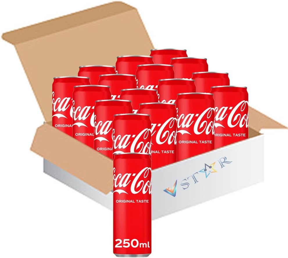 Cocca Colla Original Taste Soft Drink 250ml (24 Cans (Full Box))