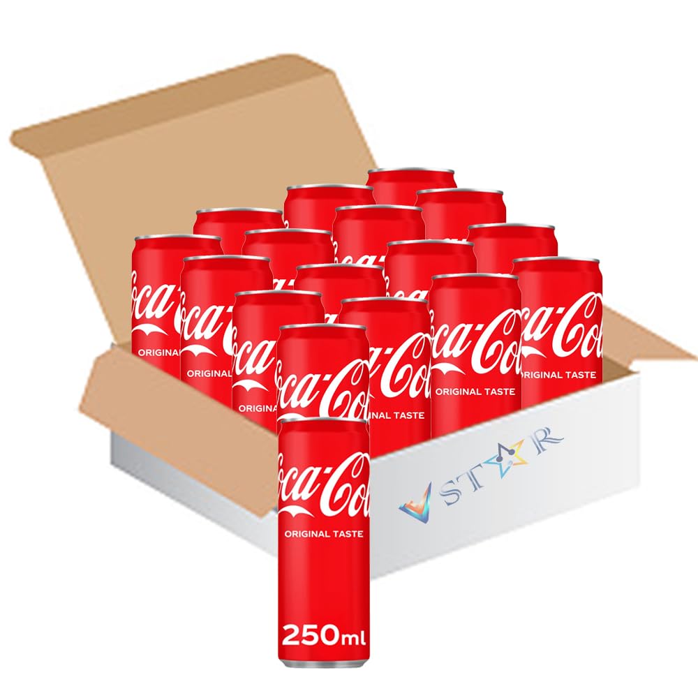 Cocca Colla Original Taste Soft Drink 250ml (24 Cans (Full Box))