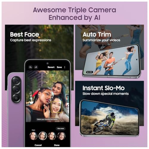 Image of Samsung Galaxy A56 5G (Awesome Violet Glow, 8GB, 256GB) with Other Offers