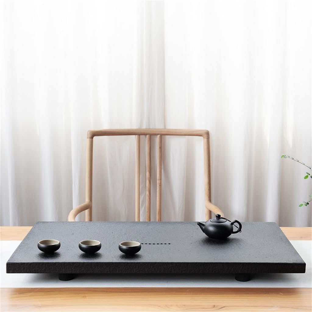Natural Stone Tea Tray Household Sea Material Chinese Living Room Kung Fu Set
