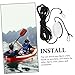 VICASKY Kayak Buoy Ball Portable Floating Anchor with Rope Tow Lightweight Nylon for Kayaking Fishing and Boating Bright Color Durable Design