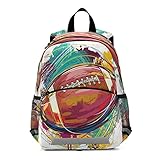 CAPACIDAD DE LA DOS: la mochila para ni?os peque?os tiene 1 bolsa principal, 1 bolsa delantera, 1 compartimiento con cremallera, 2 bolsas de la tetera.you puede llevar su ordenador portátil y así sucesivamente.