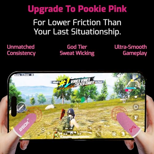 Image of World's Most Durable Thumbsleeve /Fingersleeve | BSDK Gaming Thumb & Finger Sleeve for Mobile Game| 4 Pieces | Metal Box | Made for PUBG, CODM and Freefire
