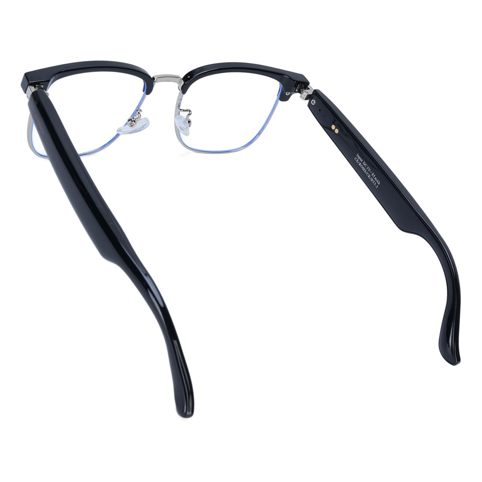 KI Smart Glasses mit Echtzeit-Videobersetzung, integriertem Mikrofon und Lautsprecher, Blaulichtfilter, mehrsprachige Übersetzungsbrille für Musik, Anrufe und Reisen
