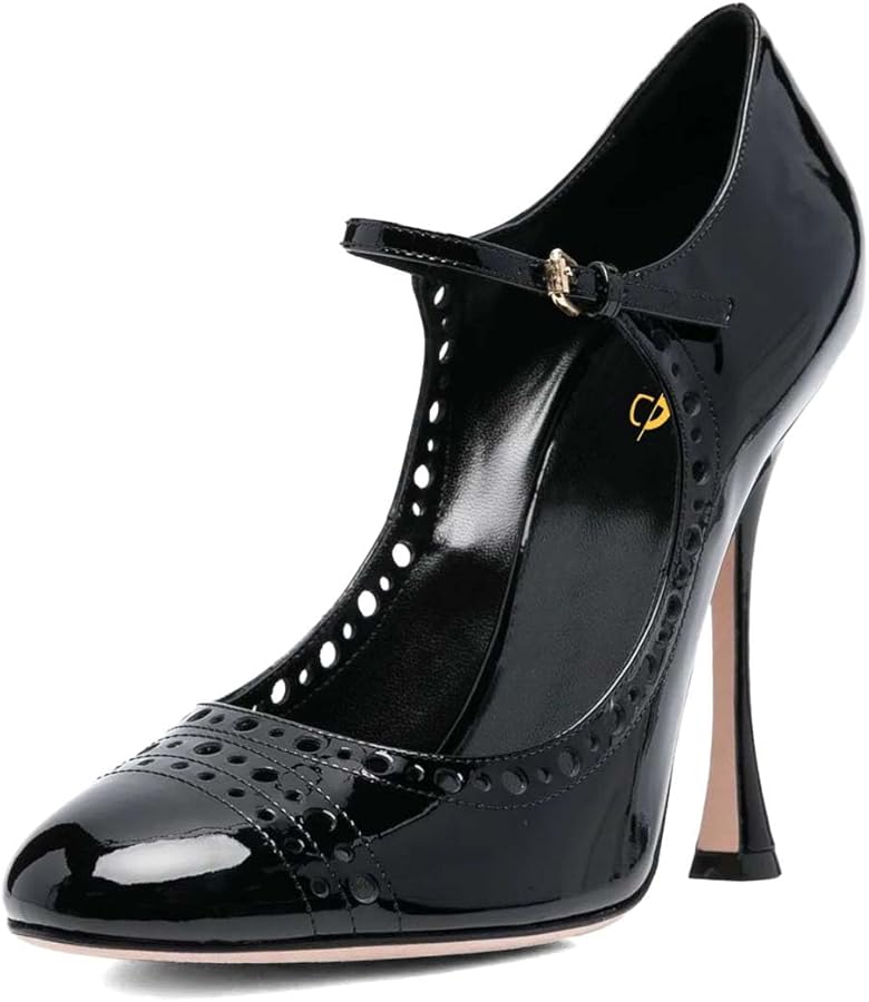 h*y様 LAD MUSICIAN HEEL SHOES 44 ブラック Amazon.com | Zszszsu Women's Classic Square Toe Lace Up Pump