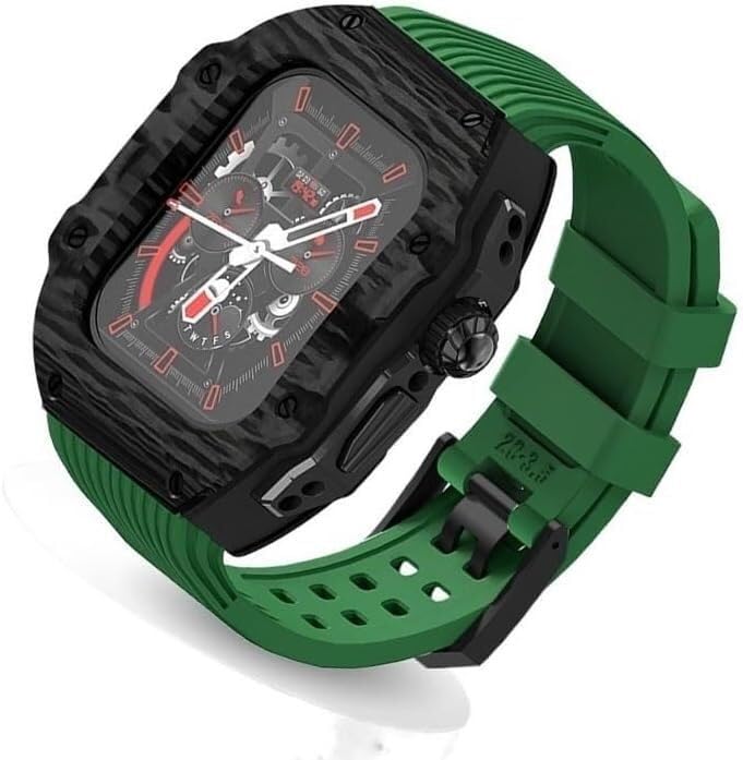 Protéger Apple Watch Ultra kit modification carbone bracelet fluoré anti rayures