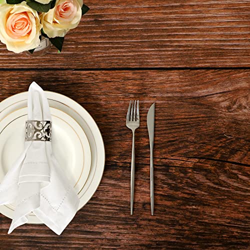 Dallonan Table Decoration For Party Rustic Wood Planks Retro Grain Rectangle Table Cloth Polyester Tablecloth Rectangle Table 60 X 90 Inch For Dinner Table Decor #TOP3