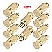 Brass Misting Nozzle, 10 Pack High Pressure Spray 10/24 UNC Outdoor Anti-drip Fogging Spray Head Misting System Tips for Landscaping Outdoor Cooling System (0.012 Orifice)