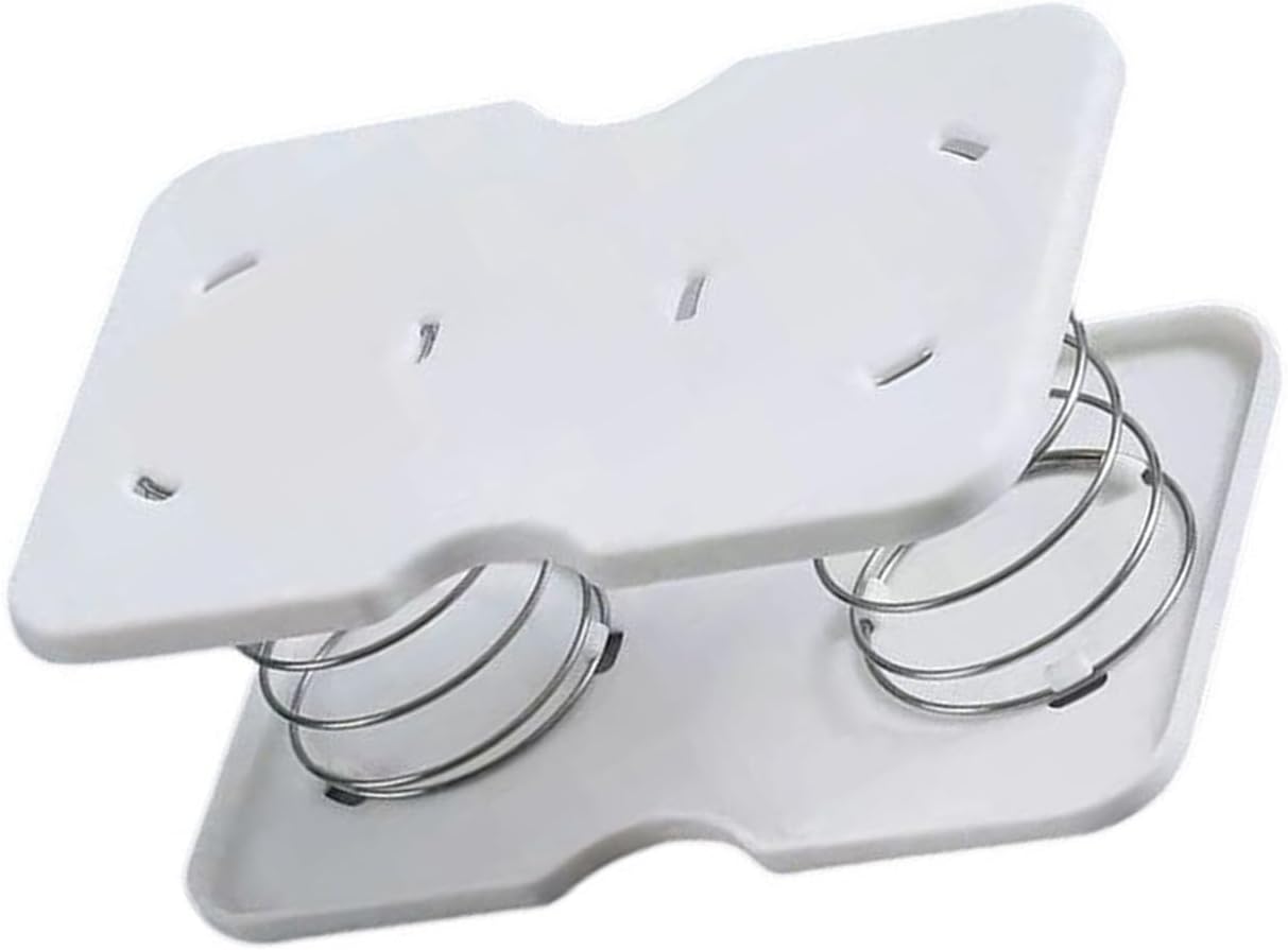 Automatic Lift Tissue Dispenser with Double Spring Design Practical Bathroom Kitchen Storage Practical White Spring Tissue Box