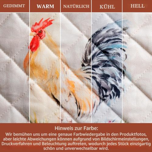 Foto von Maison d'Hermine Topflappen-Set, 100% Baumwolle (20 cm x 20 cm, 2er-Pack)