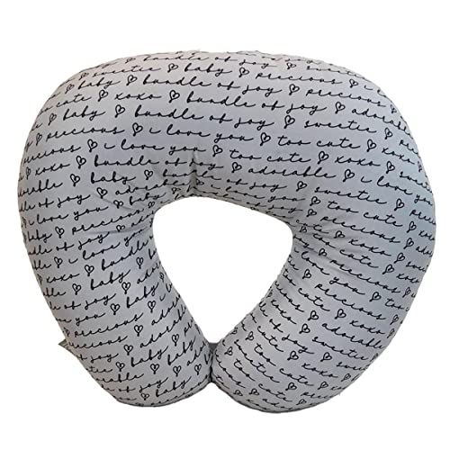 Image of NurSit Nursing Pillow and Positioner, Hypoallergenic Breastfeeding or Bottle Feeding, Perfect for Bonding with Baby, Machine Washable, I Love You