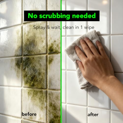 Image of Beco Max Mould & Fungus Cleaner Spray, Removes 99.9% Mold, Fungus, Mildew & Algae, Safe for Tiles, Grout, Walls