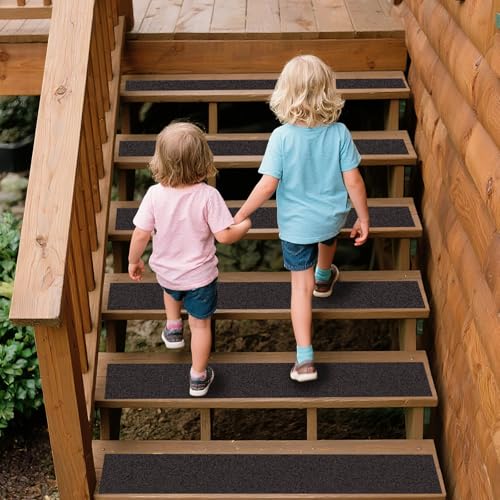 Image of 8 inch x 30Ft Heavy Duty Anti Slip Tape, 80 Grit Grip Tape & Skateboard Grip Tape, All Weather Abrasive Friction for Stairs, Skateboards, Indoor Outdoor, Garage Ramps, Home & Business - Black